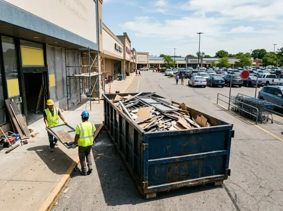 retail-store-renovation-debris-003 — frequently asked questions, Roll-off Dumpster Rentals in Pine Crest, TN